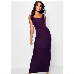 Purple maxi dress